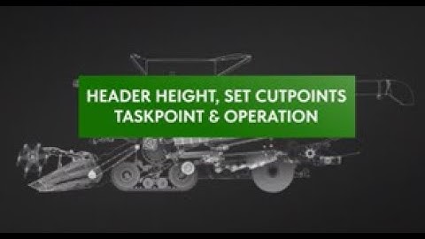 How To IDEAL:  Header Height  -  Set Cutpoints, Taskpoint & Operation