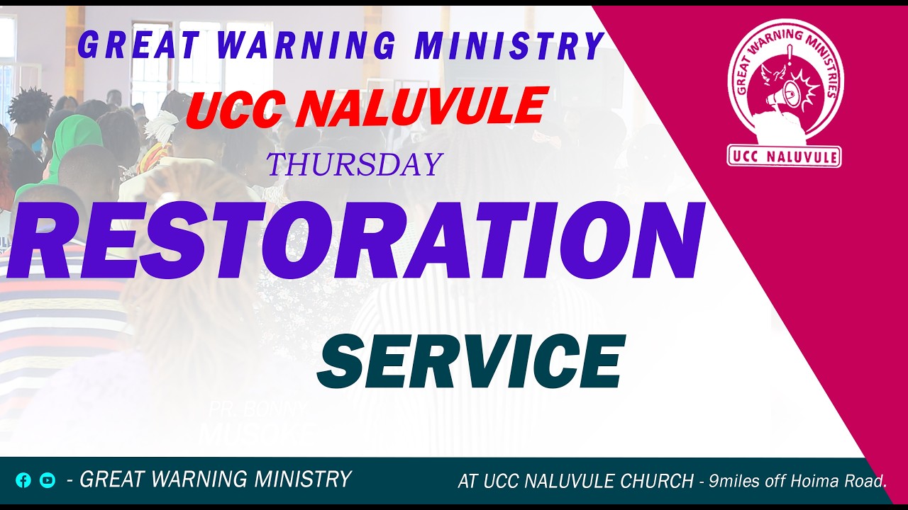 RESTORATION SERVICE || 05.03.2026@UCC NALUVULE
