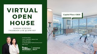 Virtual Open House Capitol Place, Unit 3609! | Downtown Honolulu | Hawaii Real Estate