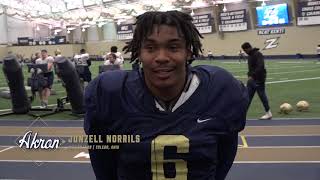 2021-22 Akron Zips Football - Spring Practice Recap w/Student-Athlete Jonzell Norrils - 4/19/22