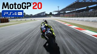 MotoGP 20 Gameplay PS4 Pro - Rossi at Catalunya