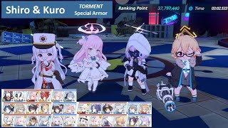 [Blue Archive] Total Assault Shiro and Kuro - Insane/Torment Blue - Special Armor - Easy Clear