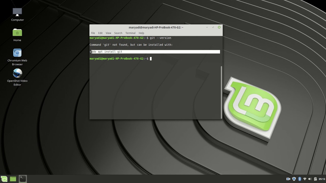 Install Git di Linux Mint - YouTube