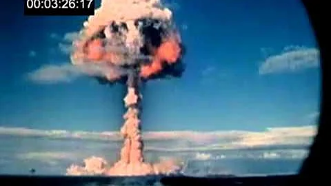 Amazing nuclear tests in French Polynesia and Mururoa