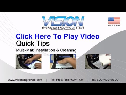 Quick Tip - How to Installing and Cleaning your Multi-Mat - YouTube