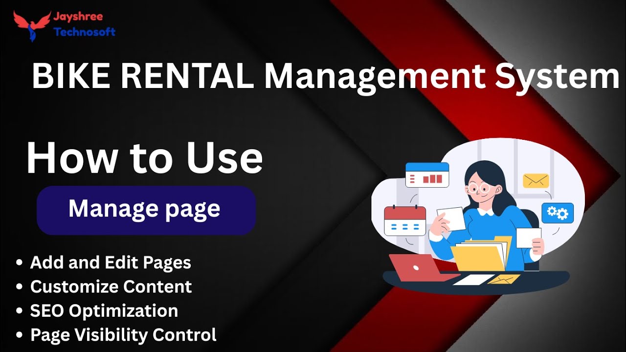 Manage Page | Bike Rental Management System - YouTube
