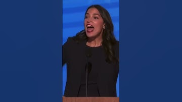 AOC blasted for ‘fake’ accent during fiery DNC speech #shorts