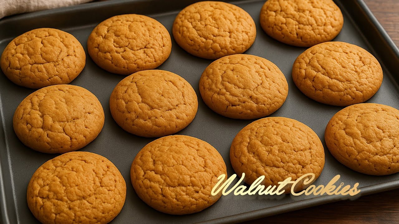 Walnut Cookies Recipe – Crunchy, Nutty & Delicious. 