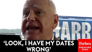 JUST IN Tim Walz Again Tries To Clear Up False Tiananmen Square Claims And Hits Trump On China