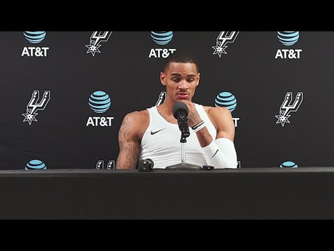 Dejounte Murray on his responsibility as clubhouse leader - KENS 5: Your San Antonio News Source