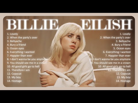Top Billie Eilish Hits Songs Of 2024Greatest Hits 2024 CollectionTop 15 Hits Playlist Of All Time
