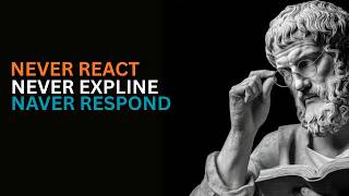 NEVER Respond, NEVER Justify, NEVER Prove — MASTER SILENCE | STOICISM |stoics lab|