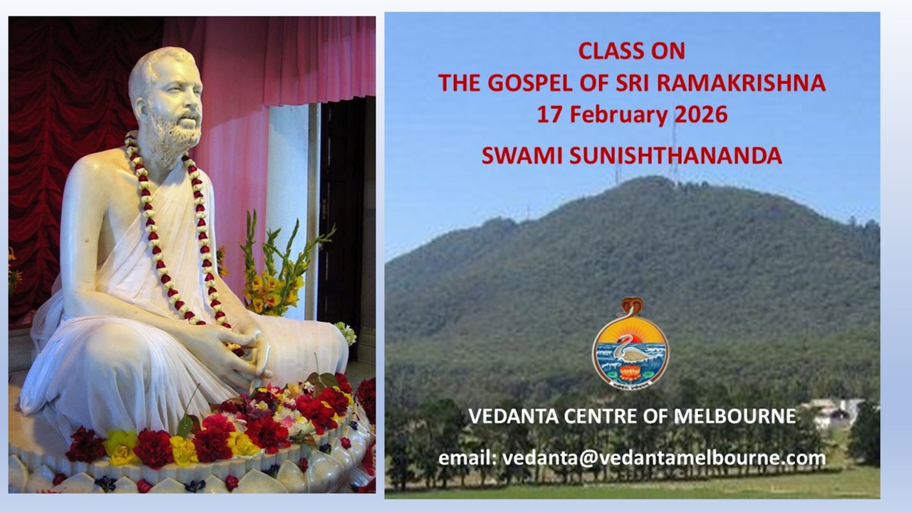 Class on The Gospel of Sri Ramakrishna on 17 February 2026. - YouTube