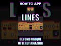 LINES by Hainbach &amp; AudioThing on How to App on iOS. #lines #hainbach #audiothing