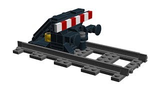 Celebrity LEGO Train - Buffer with shock absorber - Prellbock - MOC Wealth