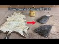 How to make a simple squirrel hide pouch