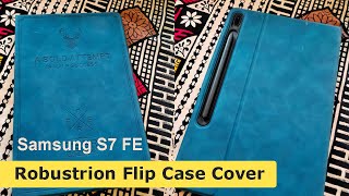 Unboxing Robustrion Samsung Tab S7 FE Cover Smart Flip Stand Case Cover S8/S7 Plus /S6  Review