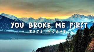 Tate Mcrae - You Broke Me First | Cover By Brittany Maggs ( Lyrics + Terjemah )