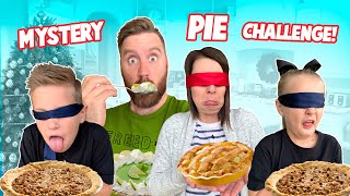 Blindfolded Mystery Pie Challenge!!! (Holiday Conversations) / K-City Family