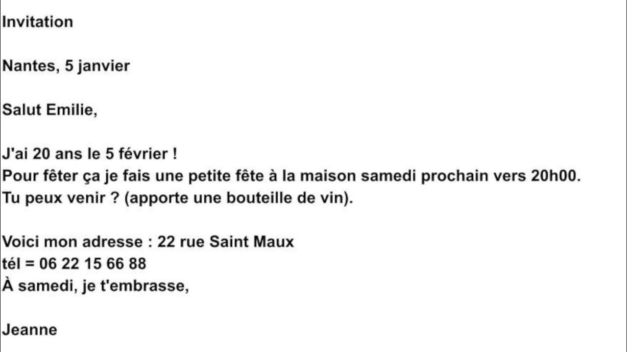 invitation-delf-a1-youtube