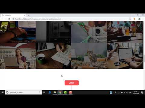 Resume sample using css