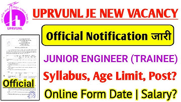 uprvunl junior engineer recruitment 2022 | uprvunl je new vacancy 2022 | je civil vacancy 2022