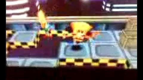 Tiny Glitches on Crash Bash in Space Bash