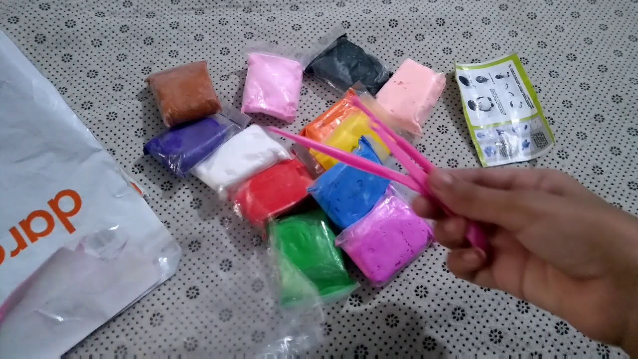 Unboxing clay from daraz.pk queen of diy YouTube