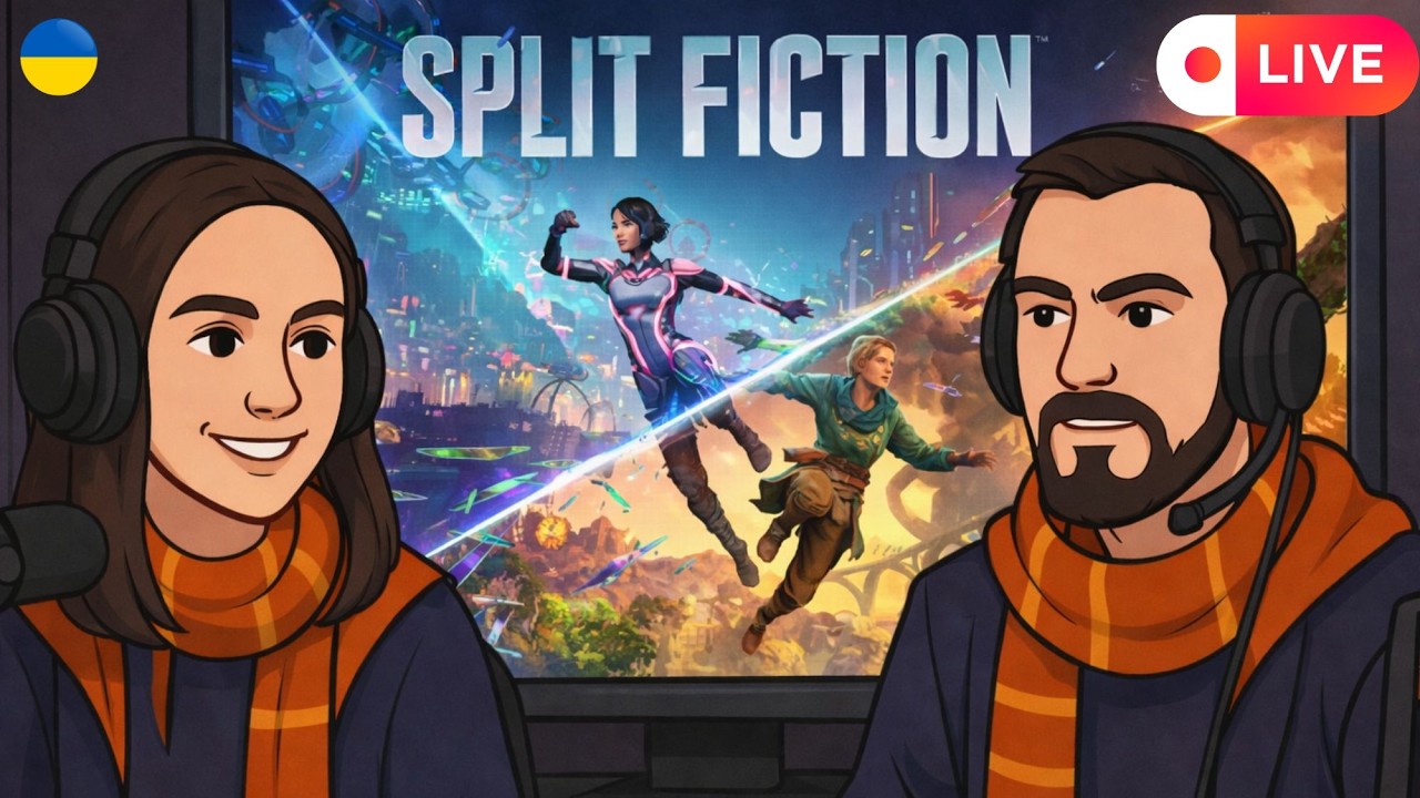 Split Fiction українською в 2К - Чоловік і Дружина проходять разом. Стрім від лиця Надійки на Твіч