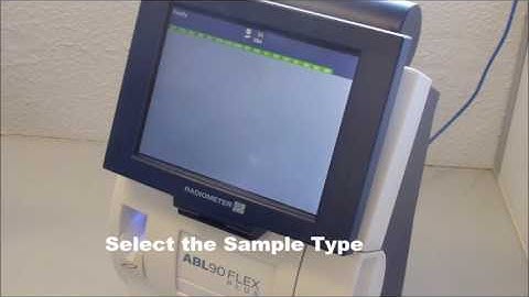 ABL90 FLEX PLUS - Syringe Sampling