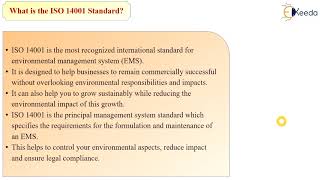 ISO 14000 Certification