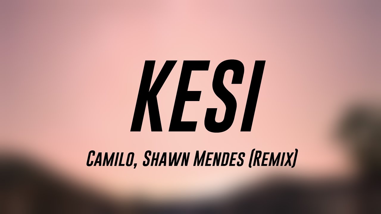 KESI Camilo, Shawn Mendes (Remix) {Lyrics Video} 💗 YouTube