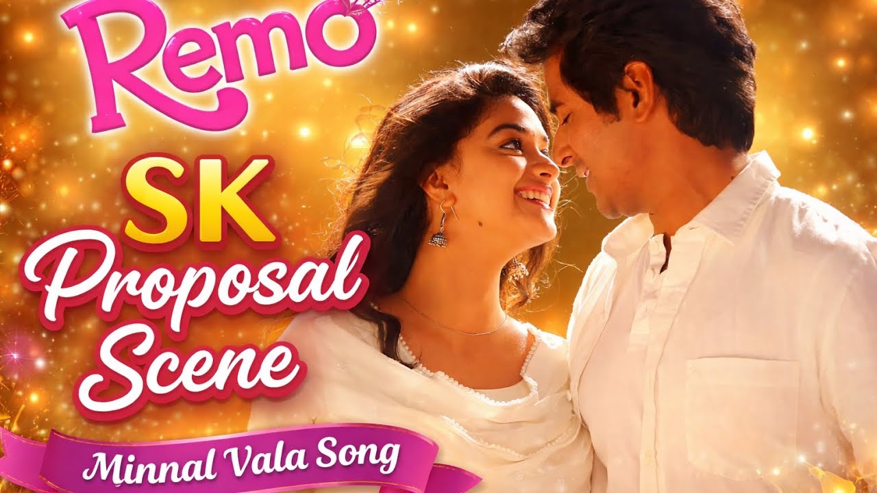 Remo 💖 This Proposal Scene Still Feels Magical 😍 | Remo SK | Minnal Vala | Love Edit
