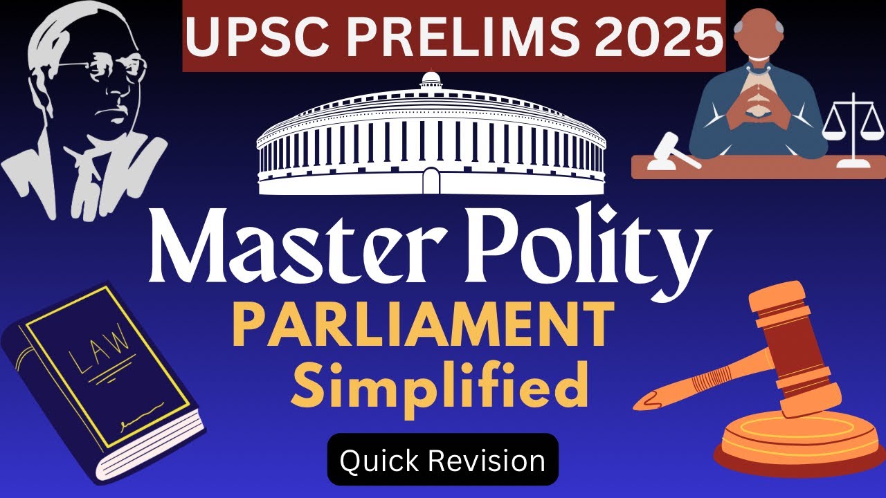 POLITY Booster | Quick Revision Series | UPSC Prelims 2025 | Topic ...
