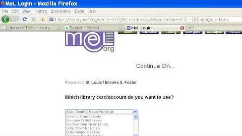 Request items through MeL - Tutorial