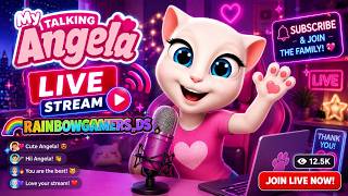 🔴 LIVE NOW | My Talking Angela 💖 | Fashion, Makeover & Fun Gameplay | TinyTots screenshot 1