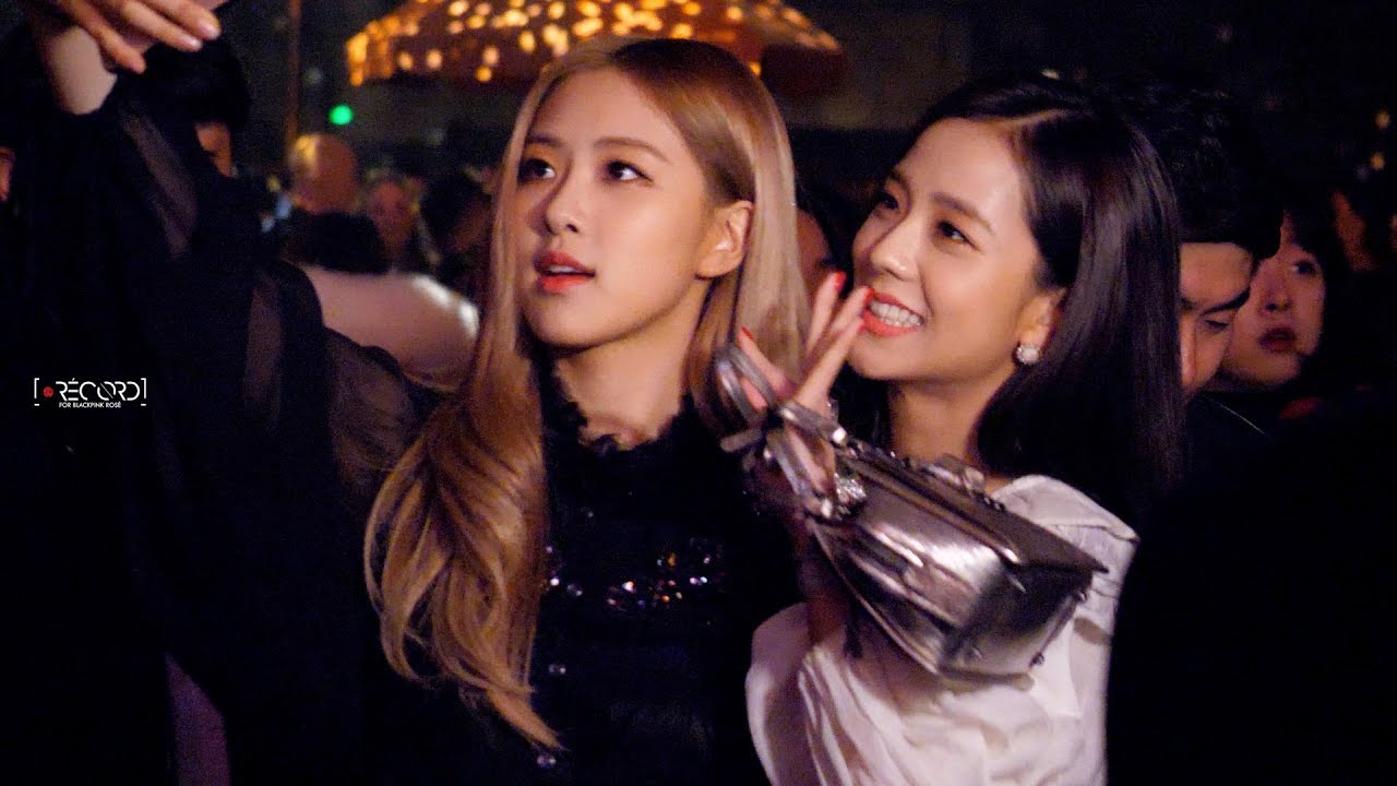 181208 BLACKPINK ROSÉ 로제 Coach Lights Up Shanghai 코치 라이츠업 상하이 2018 직캠