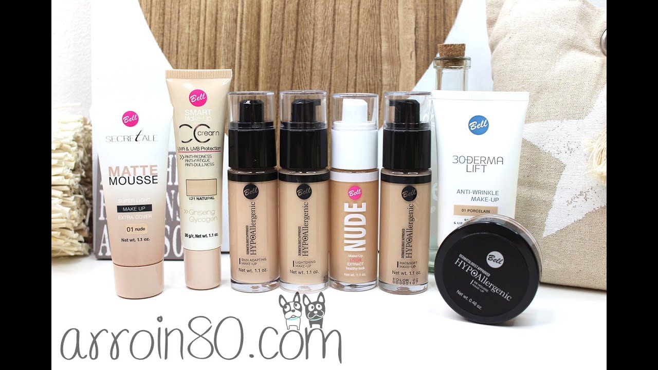 Mis bases de maquillaje favoritas BELL