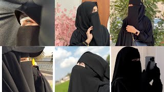 🖤 Black Burka Hijabi Girls DPZ | Elegant & Aesthetic Hijab Girl Profile Pictures 🌸 screenshot 3