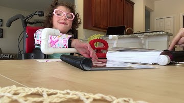 Angela and Mom having a back and forth conversation using PODD