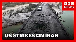 US strikes hit Iran for seventh consecutive night | BBC News