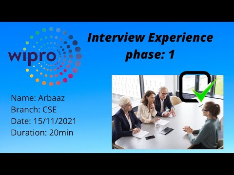 CSE STUDENT WIPRO INTERVIEW EXPERIENCE| HOBS|2022 BTACH|