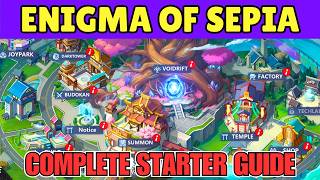  Beginners Guide  Enigma Of Sepia  Tapscreen Gaming