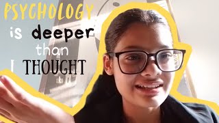 Starting Psychology in Class 11th | Things I’m slowly realising...☕