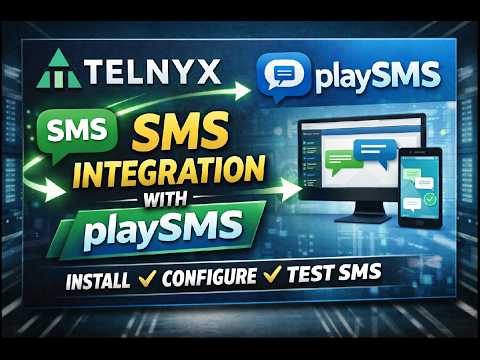 Telnyx SMS Integration with playSMS | Installation, Configuration & Testing