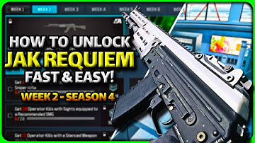 How To Unlock The Jak Requiem Fast & Easy! - Week 2 Season 4 MW3