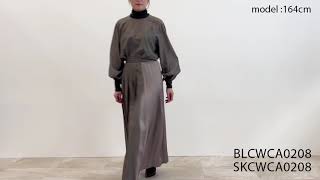 洗える】MOYE / ハイネックブラウス / BEIGE, | ファッション