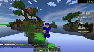 Hypixel bedwars break all beds former WORLD RECORD :(  in 1:16 w/ Rxlz