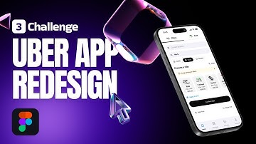 Uber App Redesign - UI/UX Design in Figma