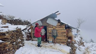 This is Himalayan Village Life | Ep223 | Nepal| Most peaceful And Very Relaxing Life into the Snow